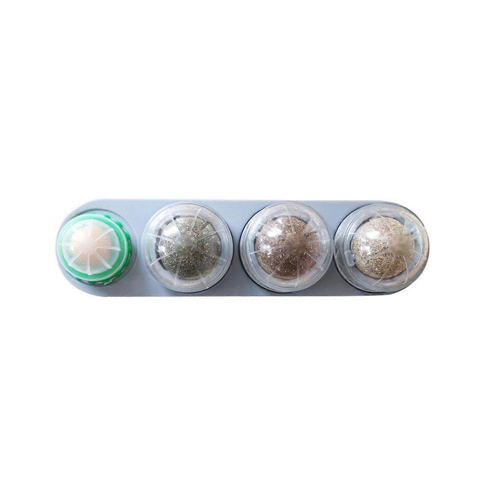4pcs/set Catnip Toys Catnip Wall Ball Toy Cats Catnip Edible Balls Natural