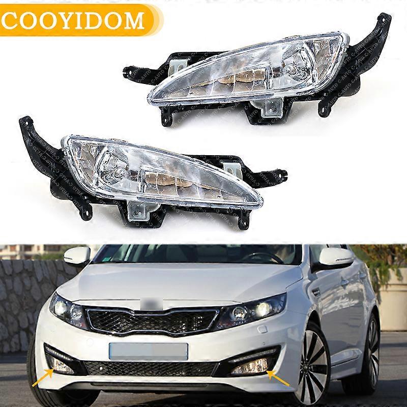 Car Front bumper Fog light Fog lamp Driver light DRL For KIA K5 Optima 2010 2011 2012 2013 92201-4M000 / 92202-4M000