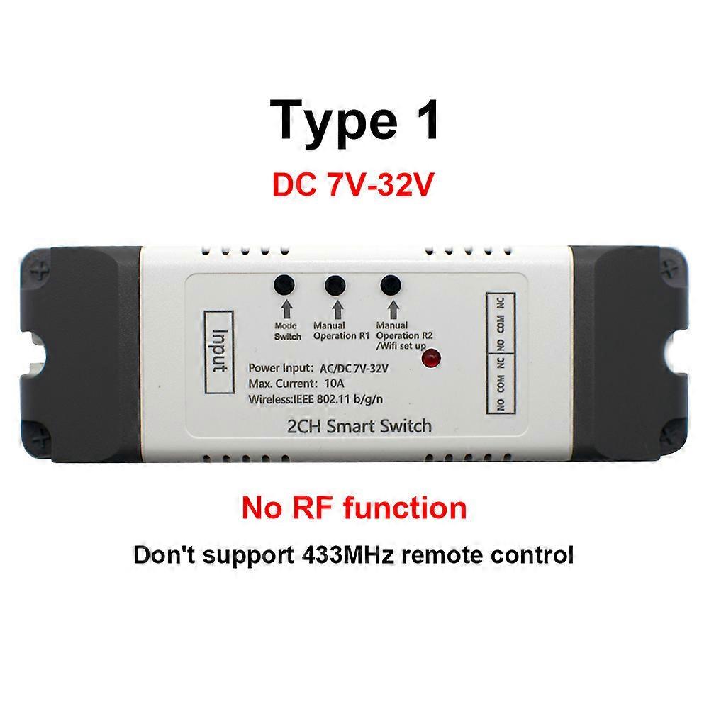 Smart Garage Door Opener WiFi Remote Control Switch 2CH APP Controller Work With Alexa Echo Google Home RF 433MHz Newest