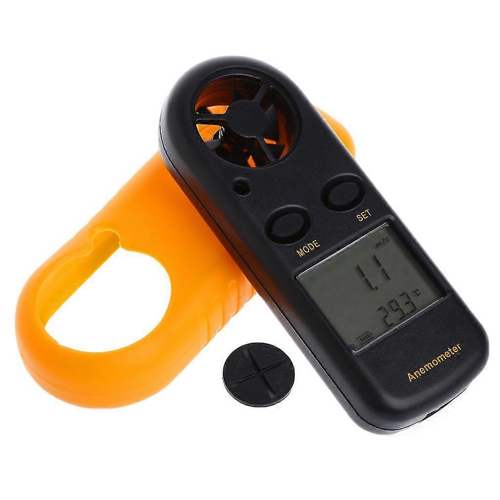 KINCJON Gm816 Mini Digital Anemometer Wind Speed Temperature Tester W/lcd Backlight