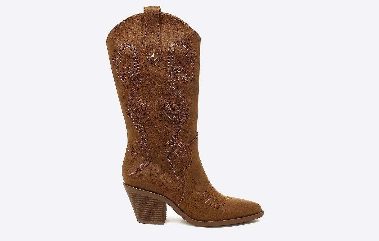 Rocket Dog Feria Long Boots Walnut