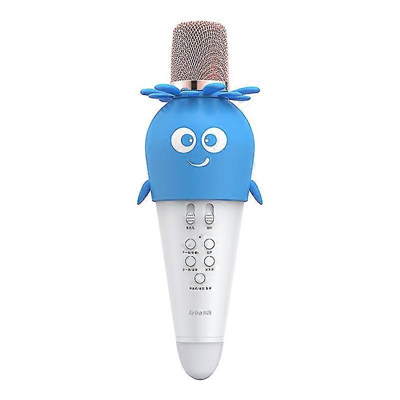 K5 Wireless Microphone High Fidelity Professional Cute Cartoon Carrot Smart Children Singing Condenser Microphone For Singing