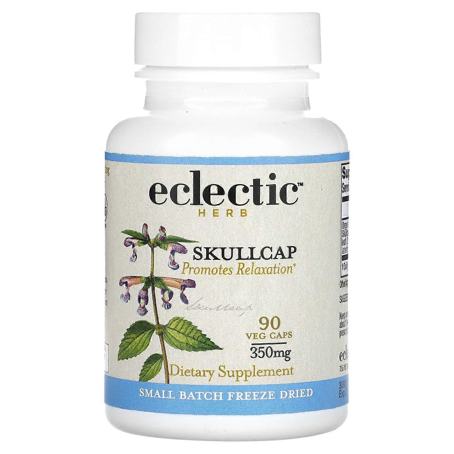 Eclectic Herb, スカルキャップ、350mg、ベジカプセル90粒