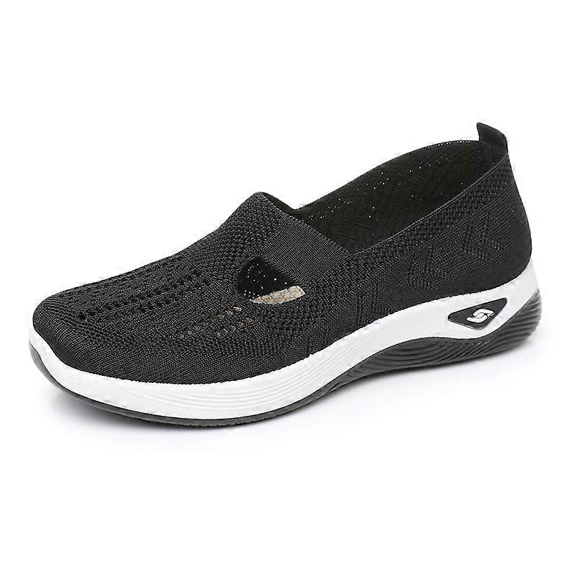 Womens Slip on Trainers Comforble Walking Shoes with Memory Foam