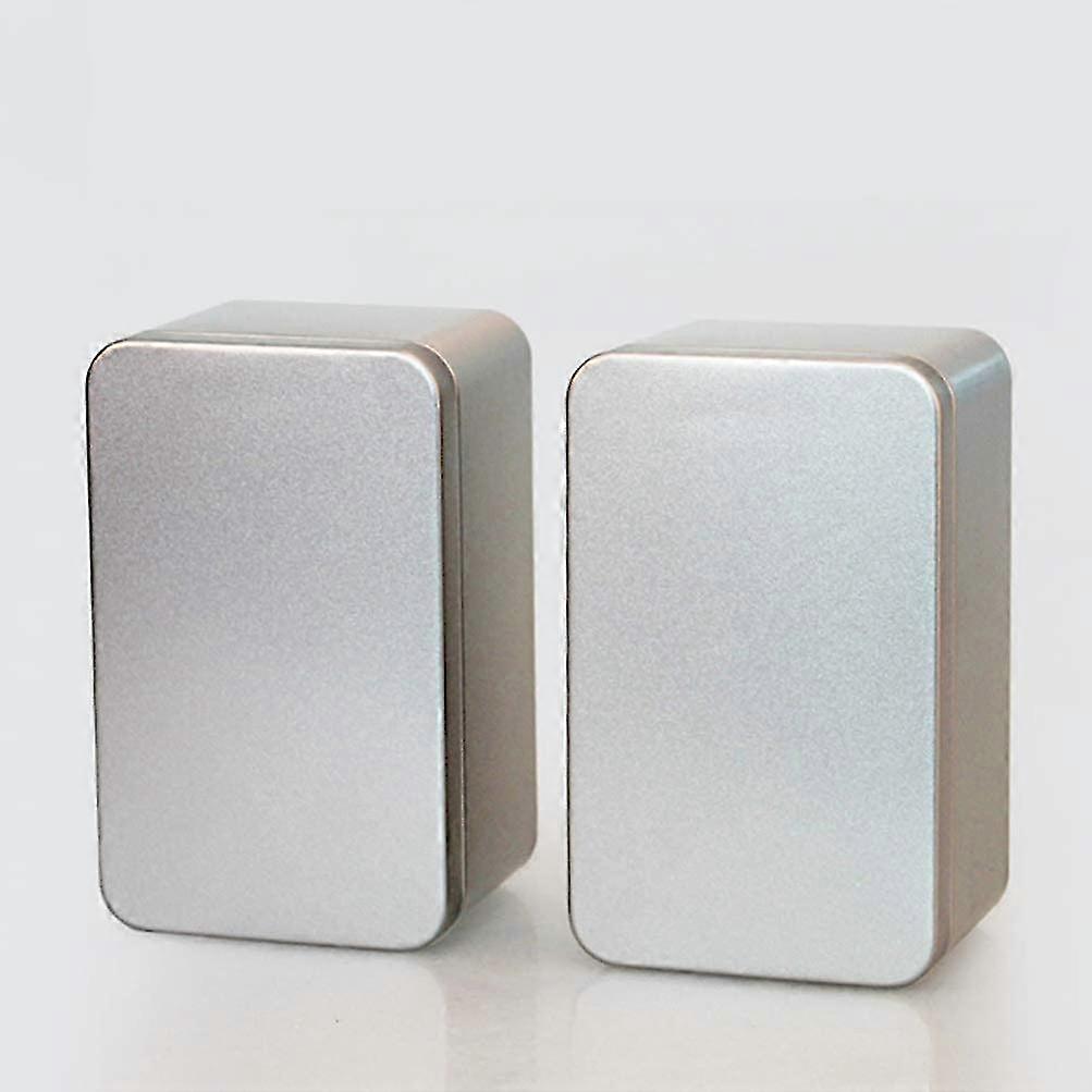 Rectangular Metal Box - Tinplate - 13 X 8 X 6 Cm