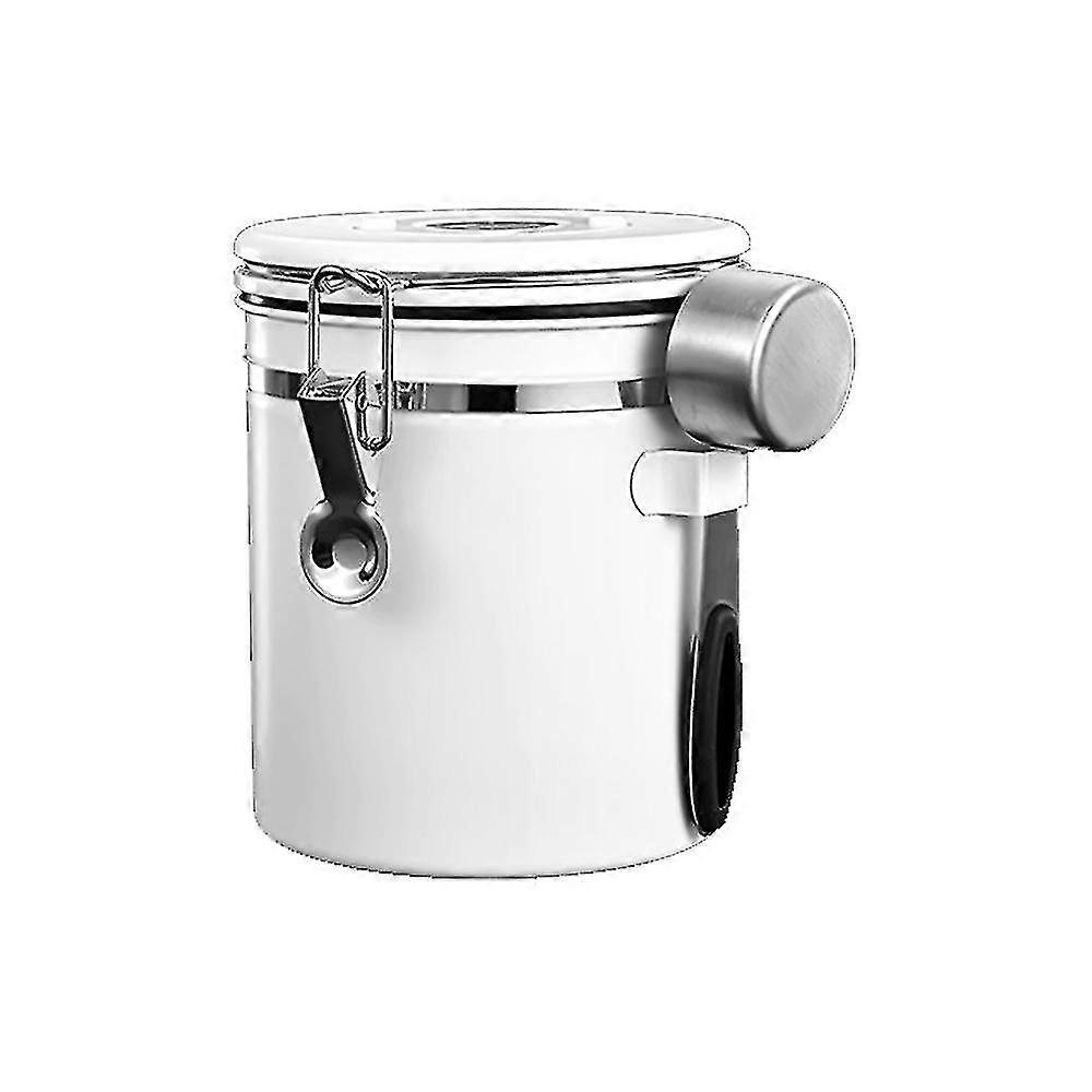Coffee Canister For Ground Coffee With Transparent Window,date Tracker