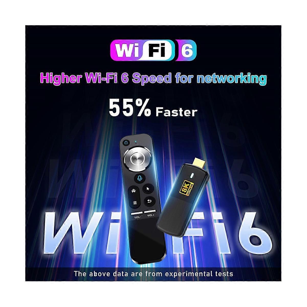 H96MAX M3 TV Stick 2GB + 16GB Android 13.0 Smart TV Box WiFi6 4Kx2K 265 HEVC RK3528 Set Top Box M