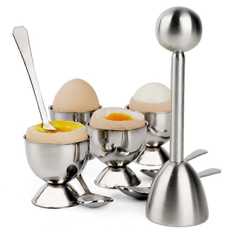 Egg Cracker Set Soft Hard Boiled Eggs Separator