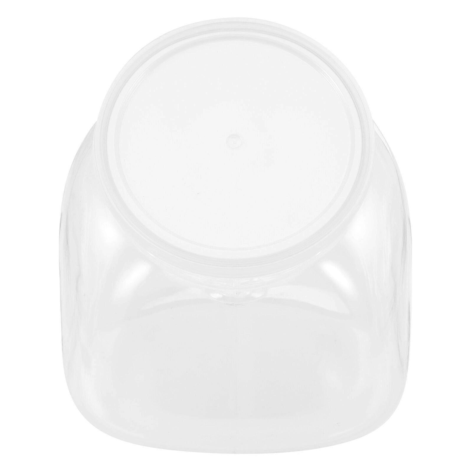 Transparent Candy Jars with Lids Candy Buffet Containers Clear Plastic Jars 1500ML