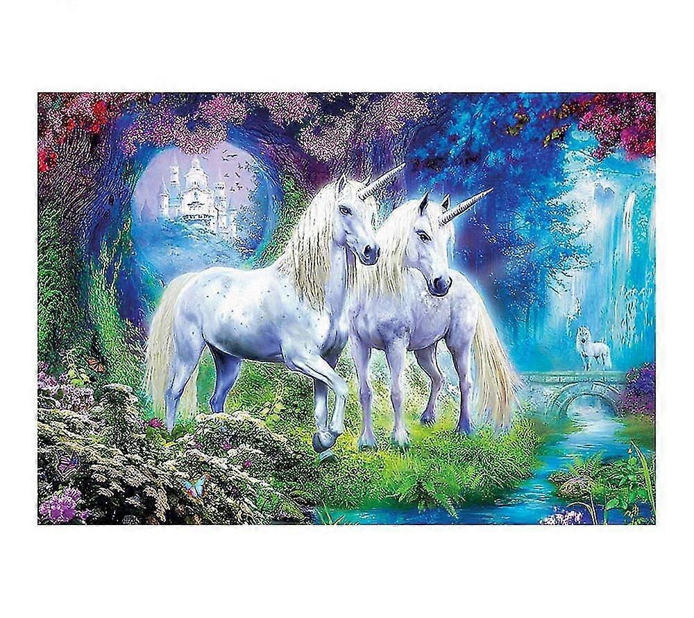 White Unicorn Diamond Painting Animal Horse Round Full Drill 5d Nouveaute Diy Mosaic Embroidery Cross Stitch Home Decor Gifts