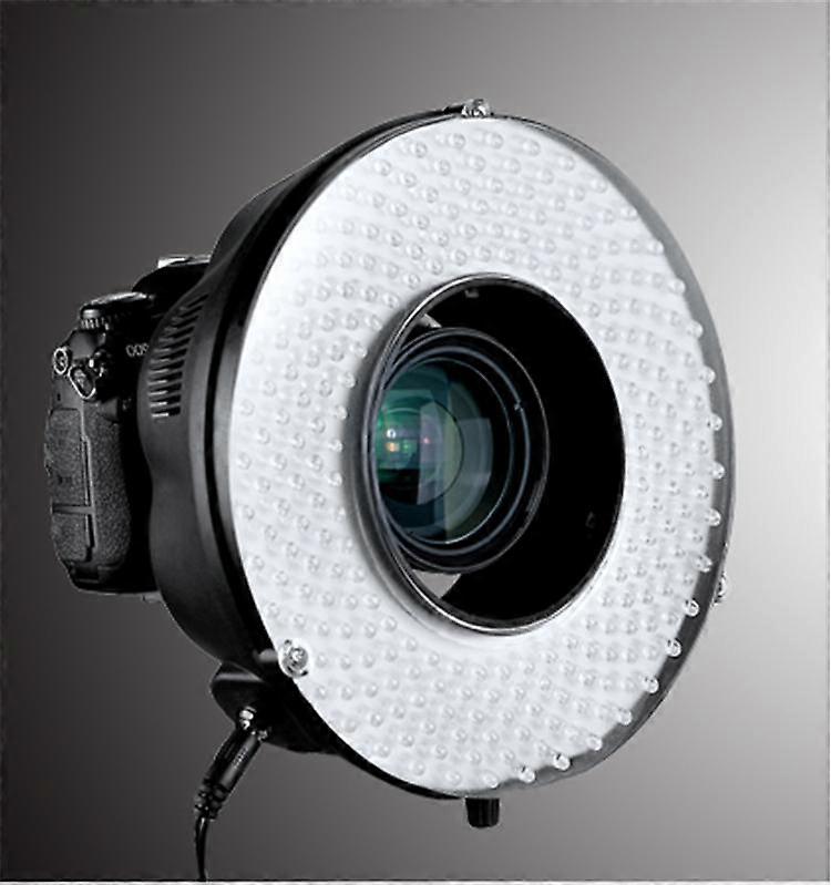 Professional LED Photography Ring Flash Light LED Ring Video Light DVR-240DF