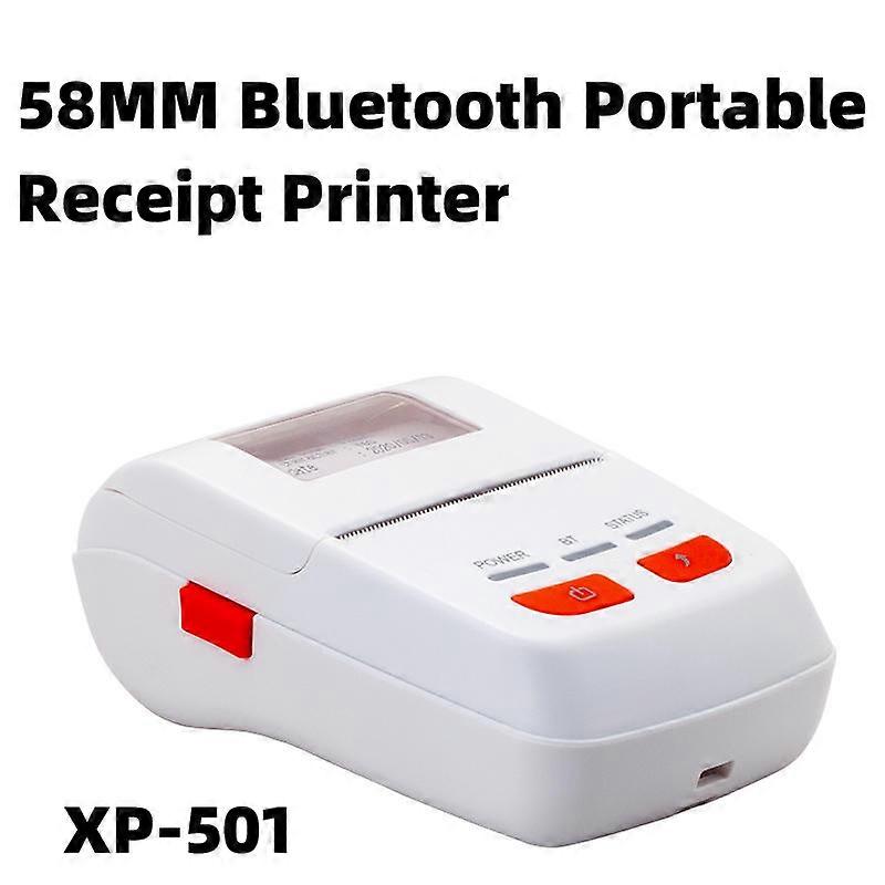 Mini Portable Printer 58MM Bluetooth Thermal Receipt Printer XP-P501A For Phone IOS Android Computer USB