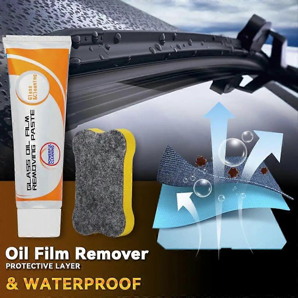 50/100 גרם חזית לרכב משחת ניקוי משחת מסיר סרט שמן מנקה סוכן ציפוי זכוכית לרכב כלים לזכוכית אוניברסלית