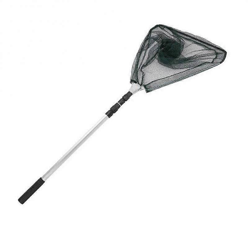 1.5/1.7/1.9/2.1M Aluminum Alloy Fishing Net Telescoping Foldable Landing Net Pole For Carp Fishing Tackle