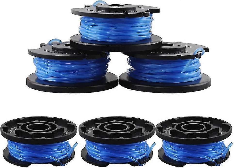 6 Pieces Replacement Spools For Ryobi One+ Ac14rl3a18v 24v 40v Auto Power Cable Ryobi Trimmer Line Spools