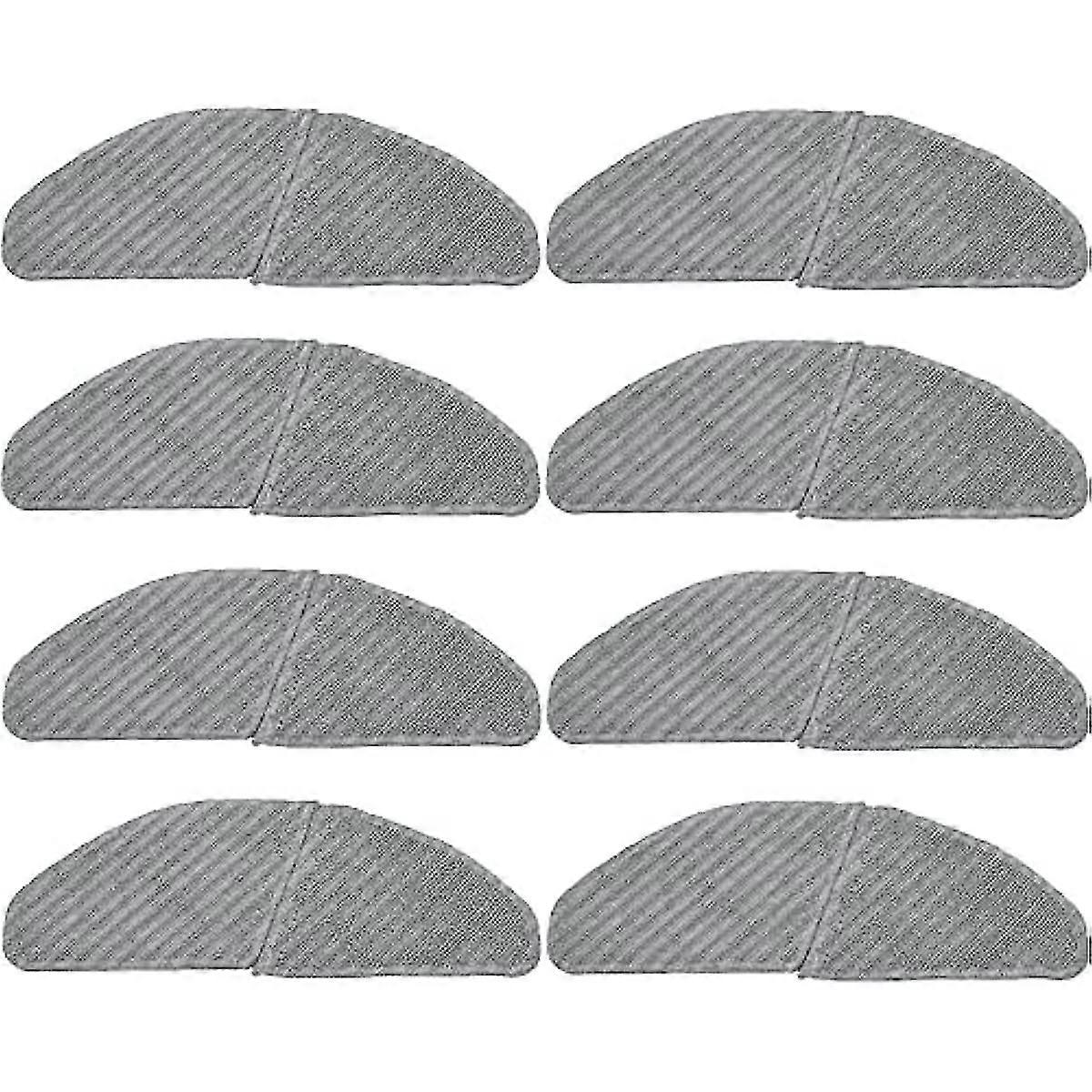 Donkivvy 8 Pack Washable Cleaning Mop Pads Mop Cloth Pads For Mi*dea S8+ M7 Pro Sweeping Robot Vacuum Cleaner