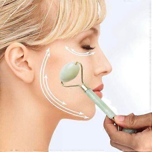 Double Jade Facial Massage Roller Stick