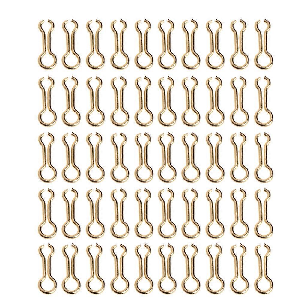 50Pcs Durable Fishing Swivels Tackle Accessories Connector Solid Ring Useful New