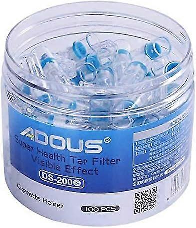100 Pcs Disposable Cigarette Filters for Smokers, Cigarette Holder Filter, Tobacco Filters for Tar and Nicotine Reduction, Anti-Tar Filter Tips