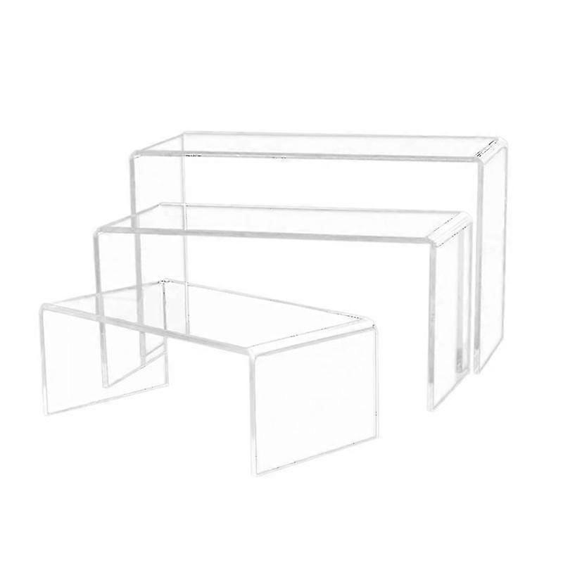 3pcs Acrylic Storage Rack For Display