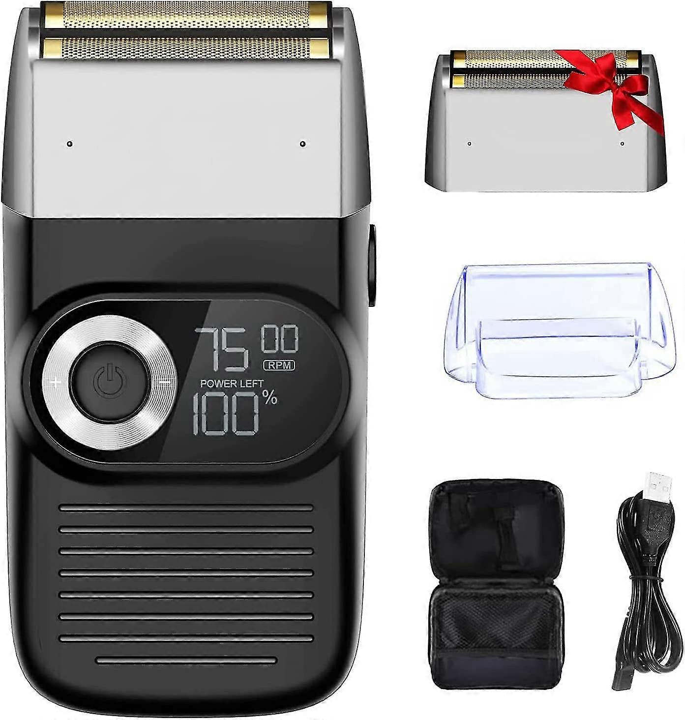 Head Shaver For Bald Men,2 In 1 Electric Shaver For Men, 3-speed Adjustable Clippers For Men,washable Foil Shaver With Lcd Display,professional Beard