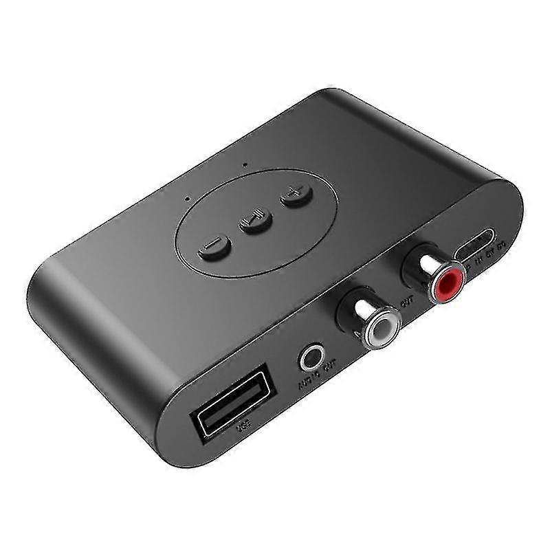 Car Noise Cancelling Bluetooth5.0 Aux Adapter Music Receiver Hands-free Call