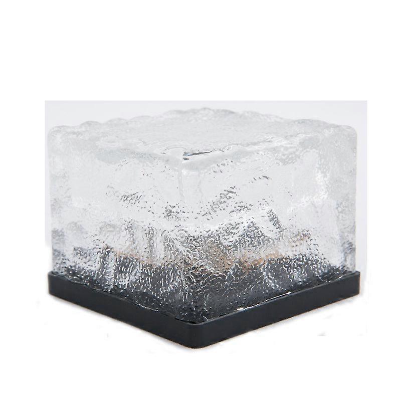 Solar Glass Brick Light     Ice Cube