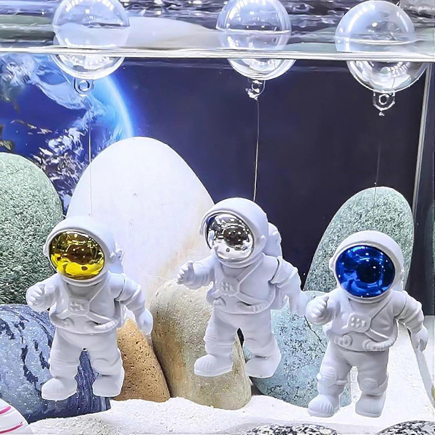 Lovely Floating Astronaut Fish Tank Decorations, Floating Device