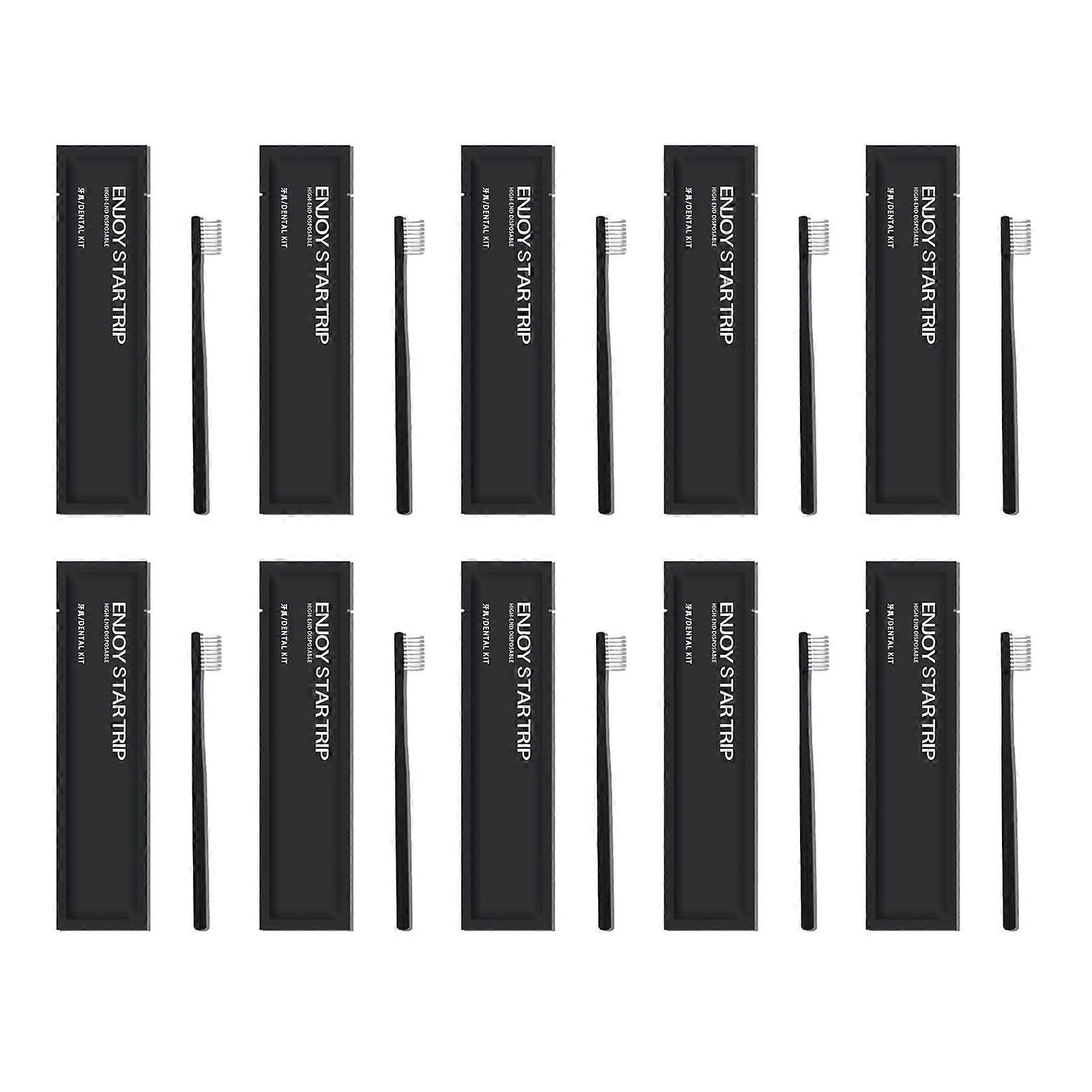 10Pcs μίας χρήσης οδοντόβουρτσες ατομικά τυλιγμένες μαλακές οδοντόβουρτσες ταξιδιού οδοντιατρικής φροντίδας οδοντιατρικών φροντίδων για τα ξενοδοχεία Camping KAESI