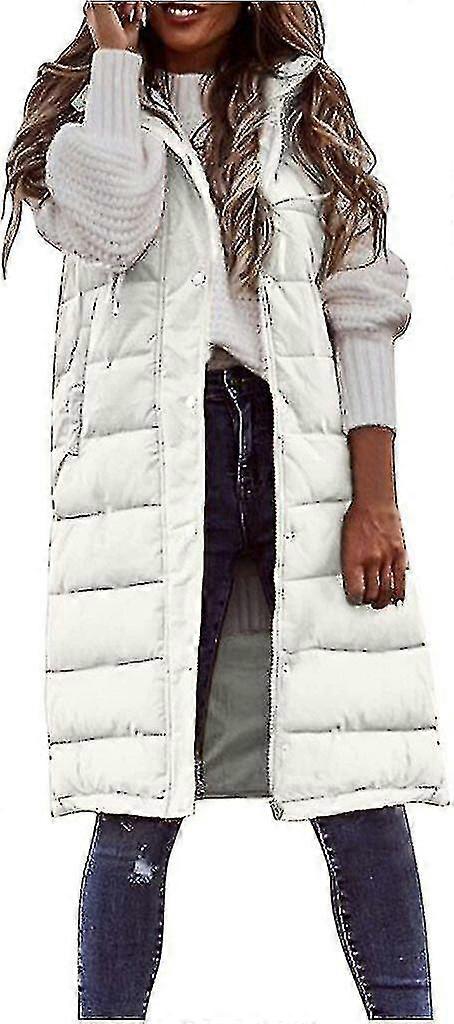 Asksa Chaqueta cálida larga de invierno con capucha - JA