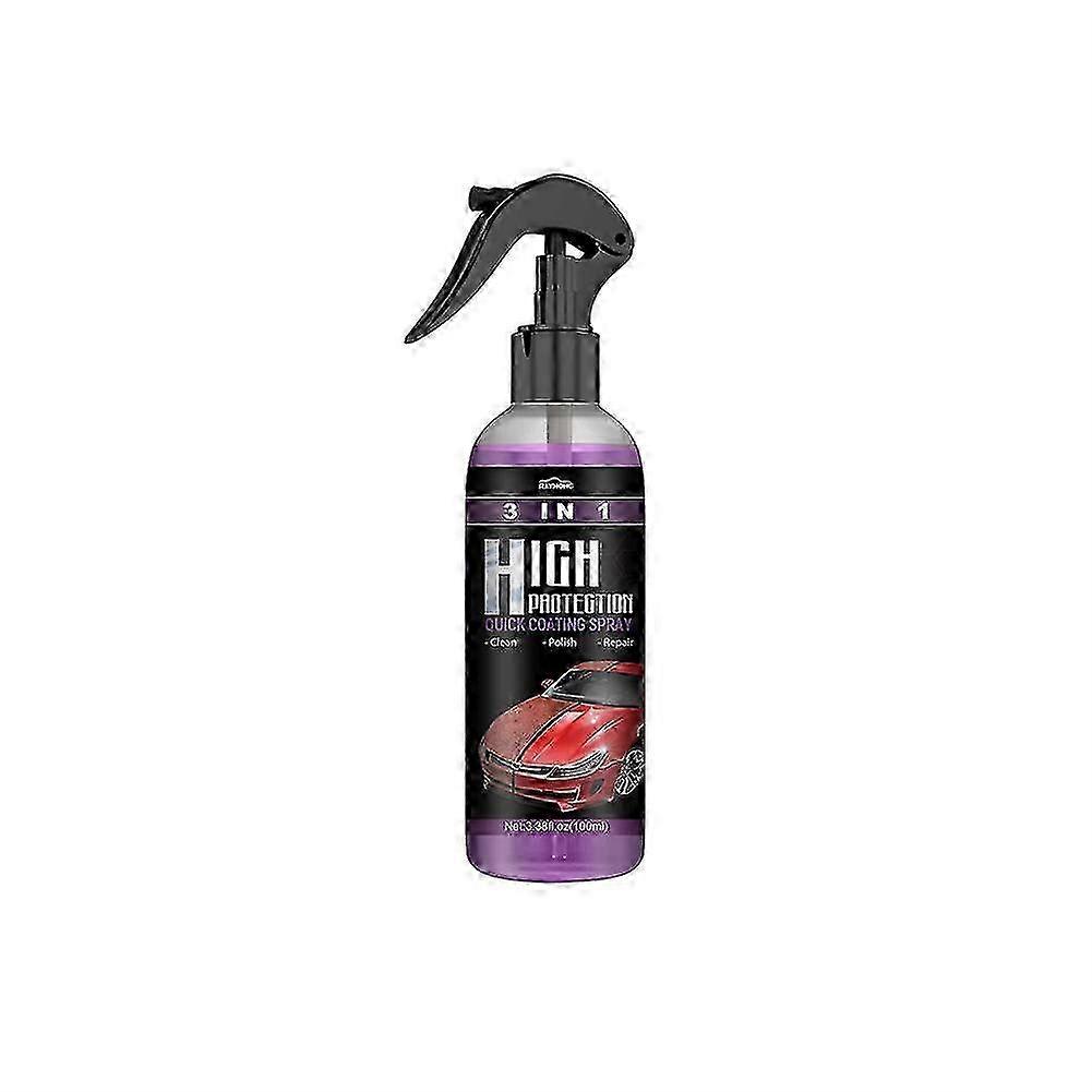 1-5x 3in1 High Protection Quick Car Coat Ceramic Coating Spray Hydrophobic 100ml