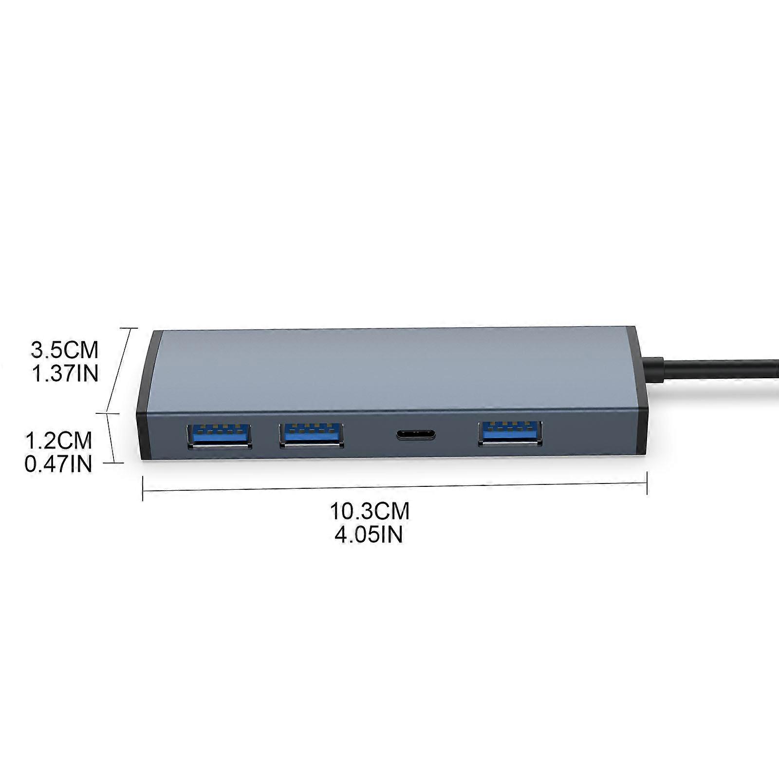 Upgrade USB C Hub USB Type C Adapter Docking Station for Laptop Lightweight