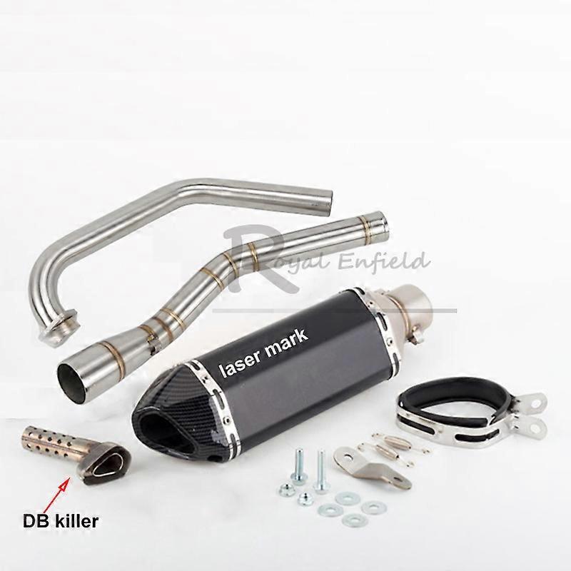 Motorcycle Full System Exhaust System Modified Middle Link Pipe Slip On For YZF-R15 R5 MT-15 MT 15 V3 R125 2008-2019~16041