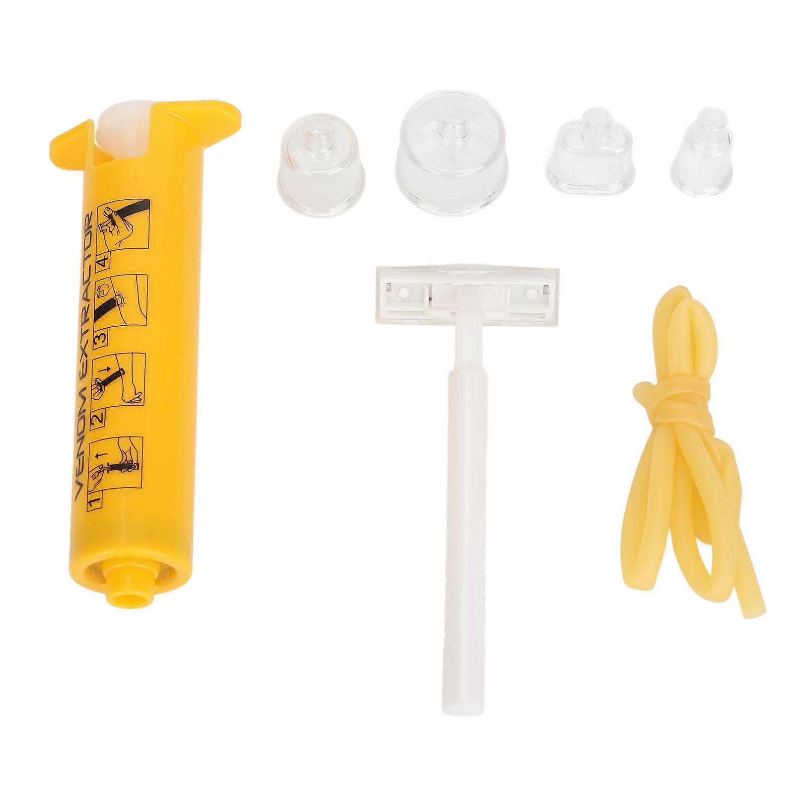 Bite Sting Extractor Kit Suction Tool Pump Insect Bug Bee Snake First Aid Fast Emergency for Hiking Backpacking Camping