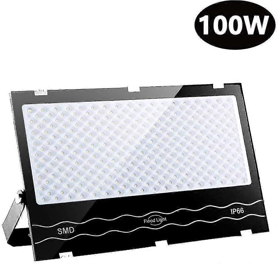 Led Floodlight, 100w Led Outdoor Security Light With Ip66 Waterproof