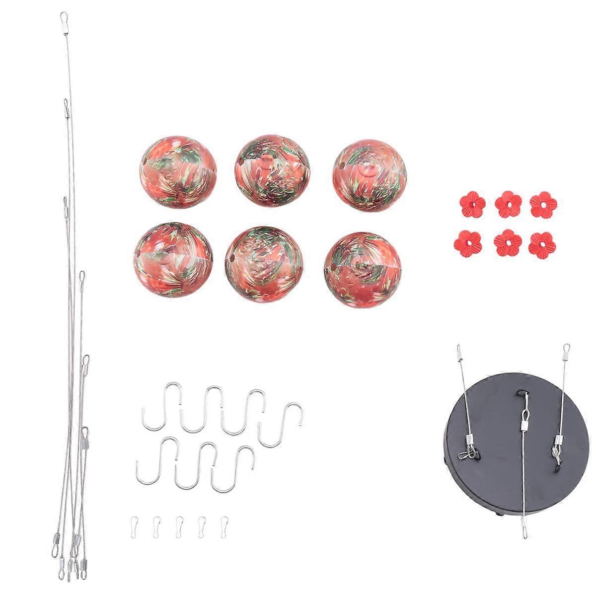 New Wind Chime Bird Feeder Garden Decor Outdoor, Bird Feeder with Hanging and Window Connection