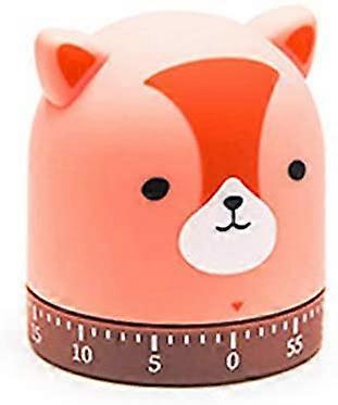 Mechanical Kitchen Timer 60 Minutes Wind Up Dial 360 Rotating Kitten Countdown Cooking Time Management
