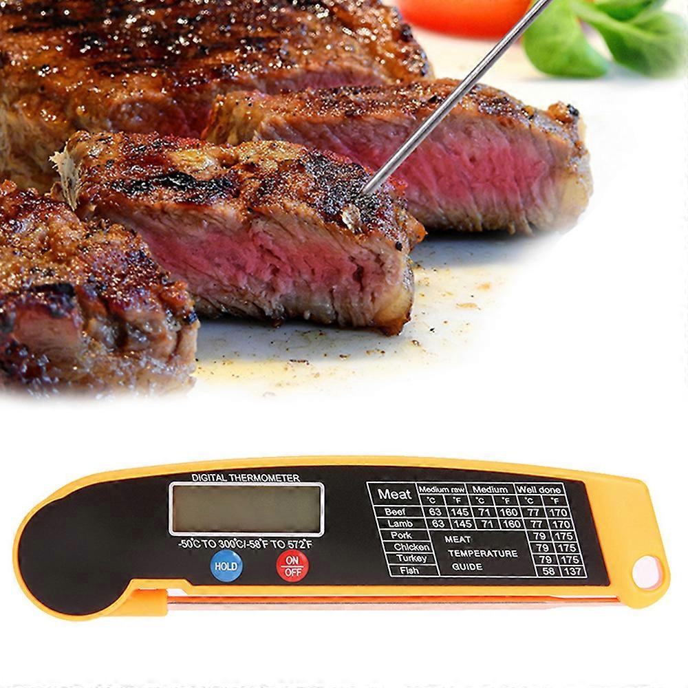 Foldable Digital Thermometer Probe Temperature Kitchen Cooking Food BBQ Meat Jam