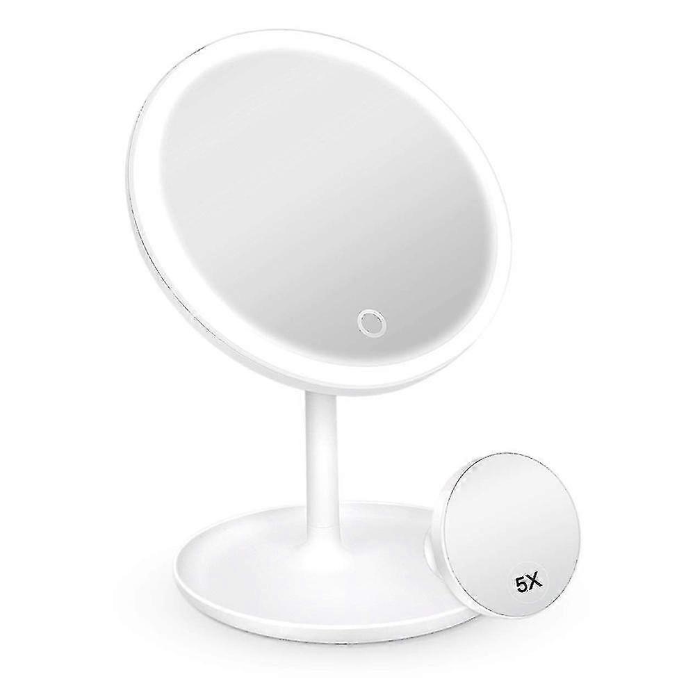 Cosmetic Mirror, Led Make-up Mirror With Light With 5x Magnification