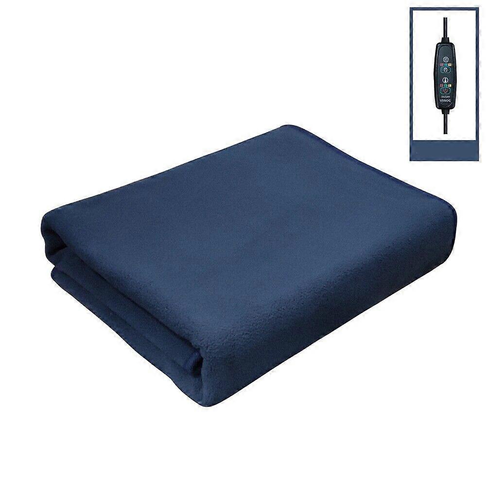 Queen Size USB Electric Heated Blanket Plush Throw Warm Soft Comfortable Timer