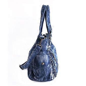 Bag Fashion Denim Handbags Female Jeans Shoulder Bags Weave Design