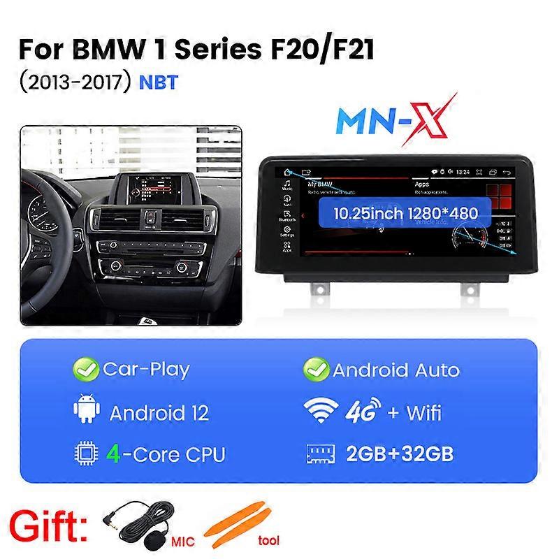 Navifly ID8 Android All in one Car Radio Stereo For BMW F20 F21 F30 F31 F34 F32 F33 F36 NBT Carplay Auto GPS intelligent system