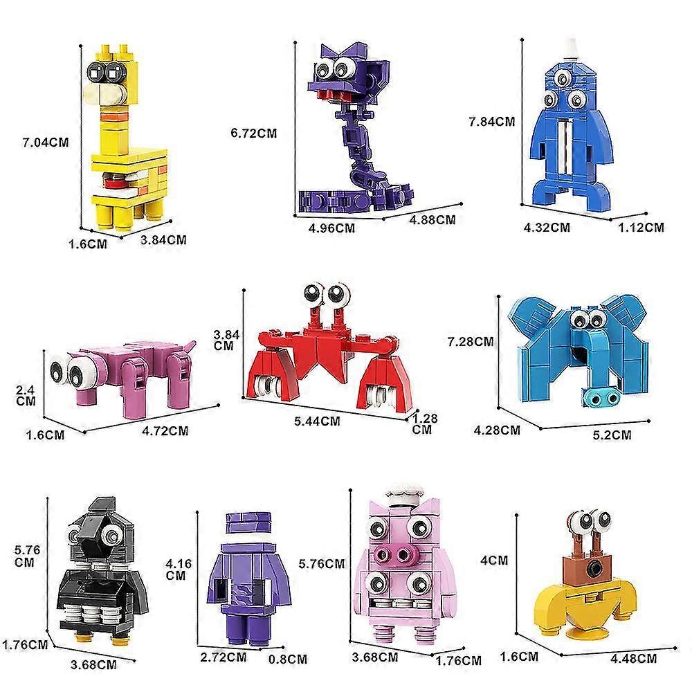 Joc Garten Of Banban Rol Monstru Building Blocks Bricks Kit Mini Jumbo Josh Sheriff Toadster și Nabnab Cadou pentru jucării pentru copii