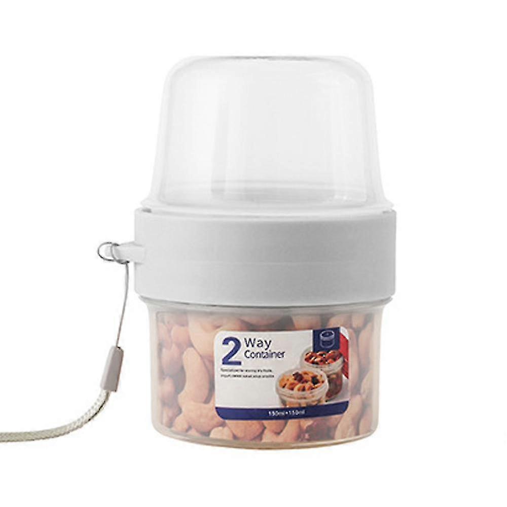 Breakfast On The Go Cupsyogurt Portable Cups Large Capacity Sealed Double Layer Food Container With Cereal Oatmeal Or Fruit Container