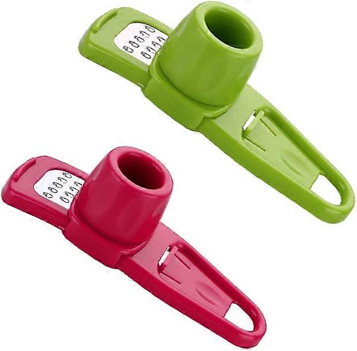 2PCS Practical Garlic Press Chopper Crusher Multi-Function Ginger Squeezer Planing Garlic Tool Kitchen Gadget Portable and Useful