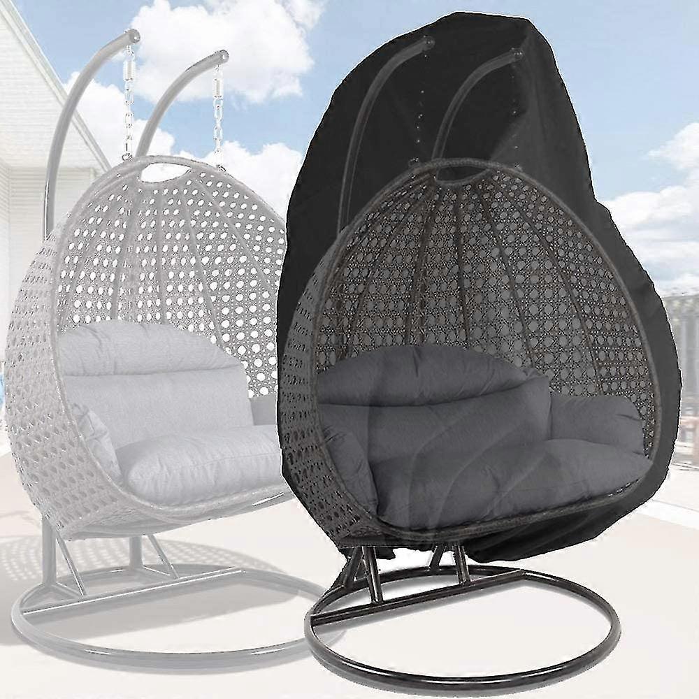 غطاء كرسي بيض 2 شخص ، أغطية كرسي معلقة في الفناء مقاومة للماء ، أغطية كرسي أرجوحة بيض خوص كبير 91 بوصة × 80 بوصة ، غطاء كرسي مزدوج في الهواء الطلق- jkshd