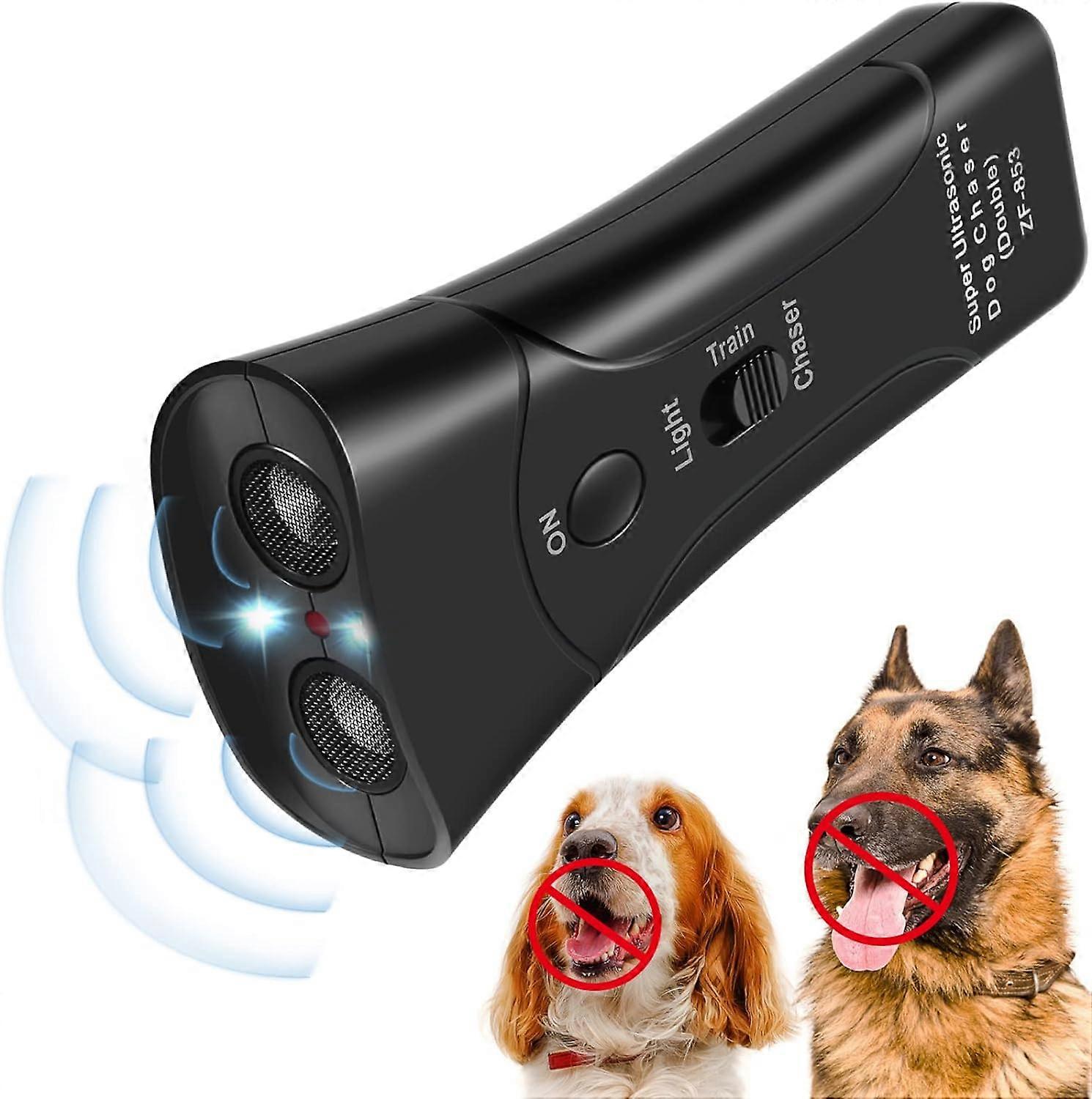 Anti Barking Control Device, Ultrasonic Anti Barking Device Dog Bark Deterrent with 3 Modes and LED Light, Dual Sensor Dog Barking Control Devices Dog