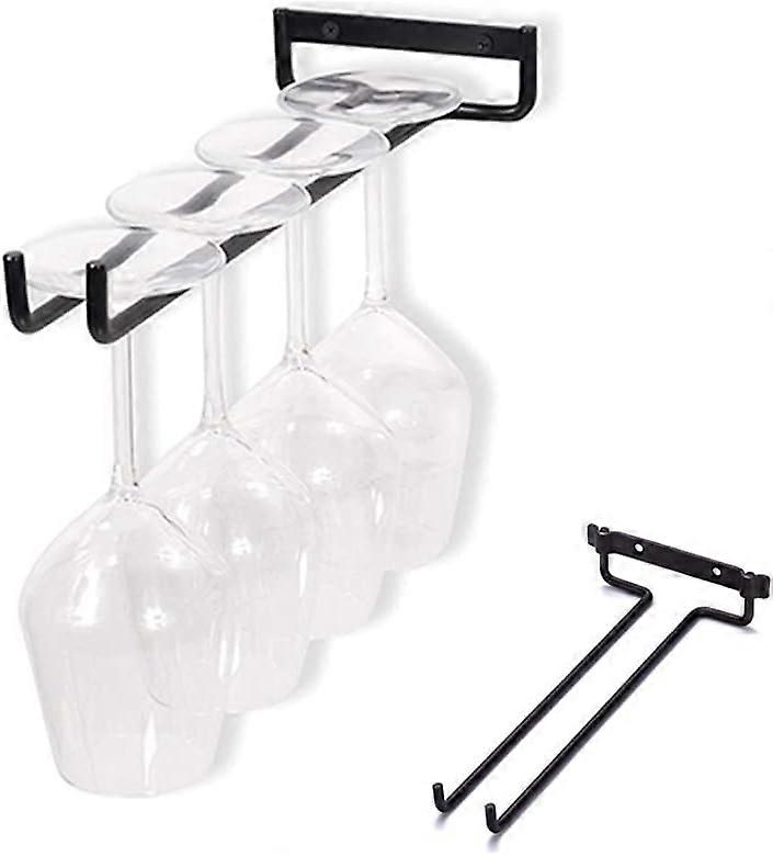 Wine Glass Racks Wall Mounted Hanging Rack Shelf Wine Cup Display Stand