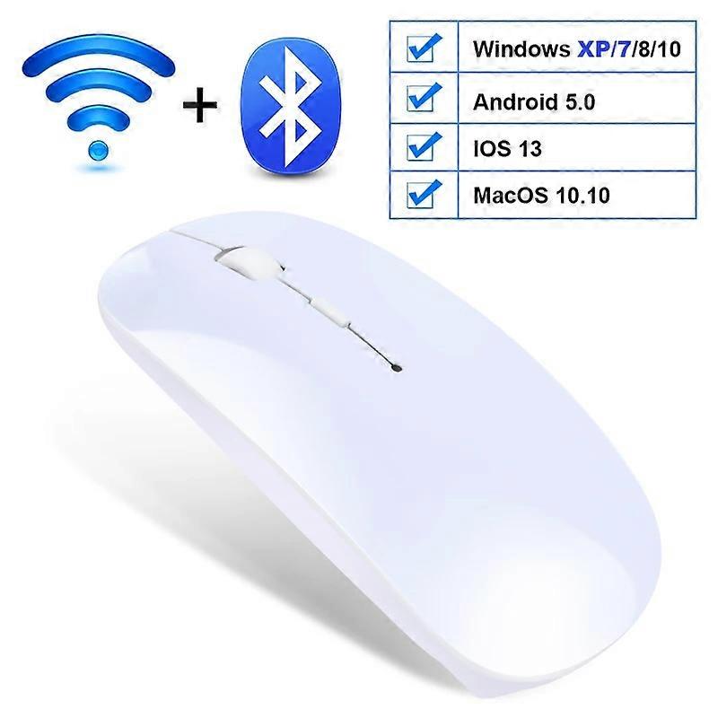 Wireless Mouse Computer Bluetooth Mouse Silent PC Mause Rechargeable Ergonomic Mouse 2.4Ghz USB Optical Mice For Laptop PC Mice & Trackballs