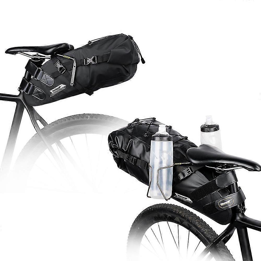 Stabilisateur De Sac De Selle Vélo Avec Porte-bouteille - Aluminium, Anti-balancement Pour VTT Et Route